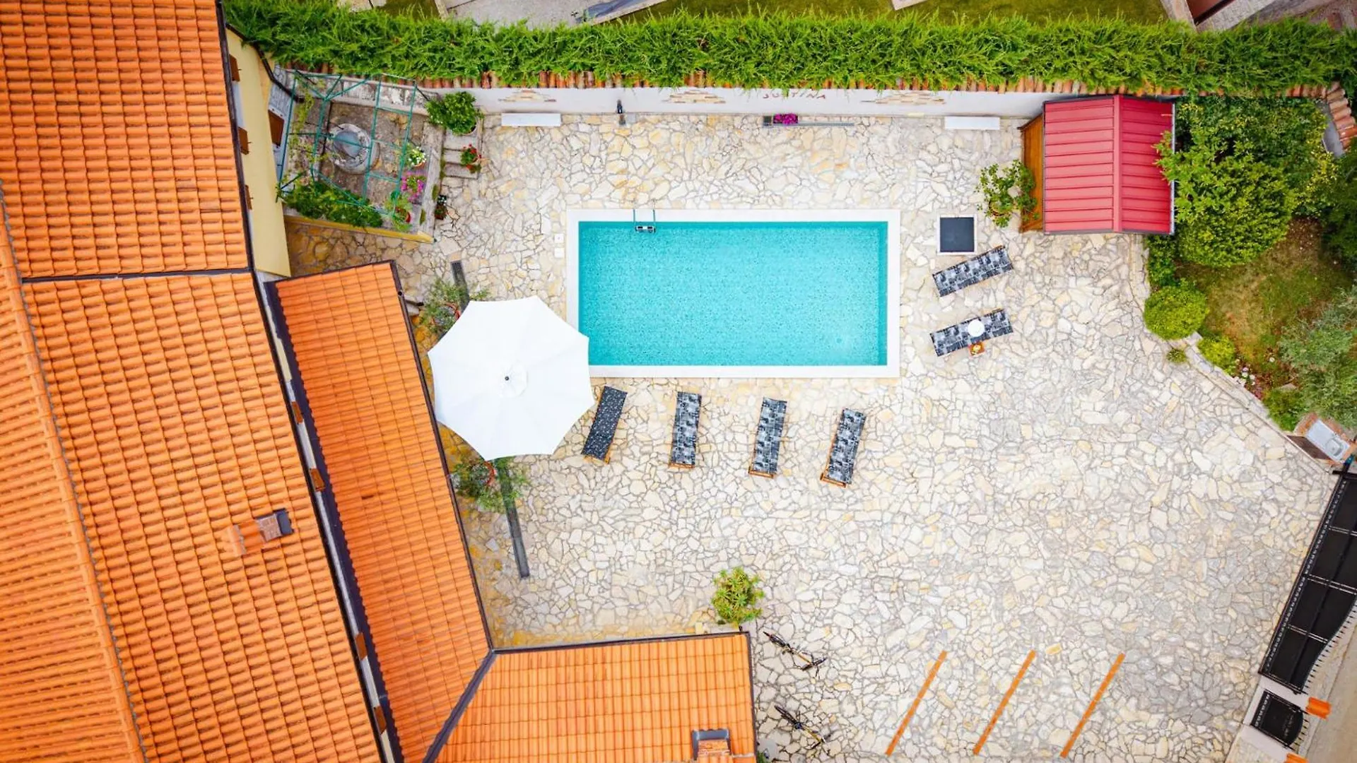 Villa Rina In Barat - Haus Fuer 6-7 Personen 칸파나르 크로아티아