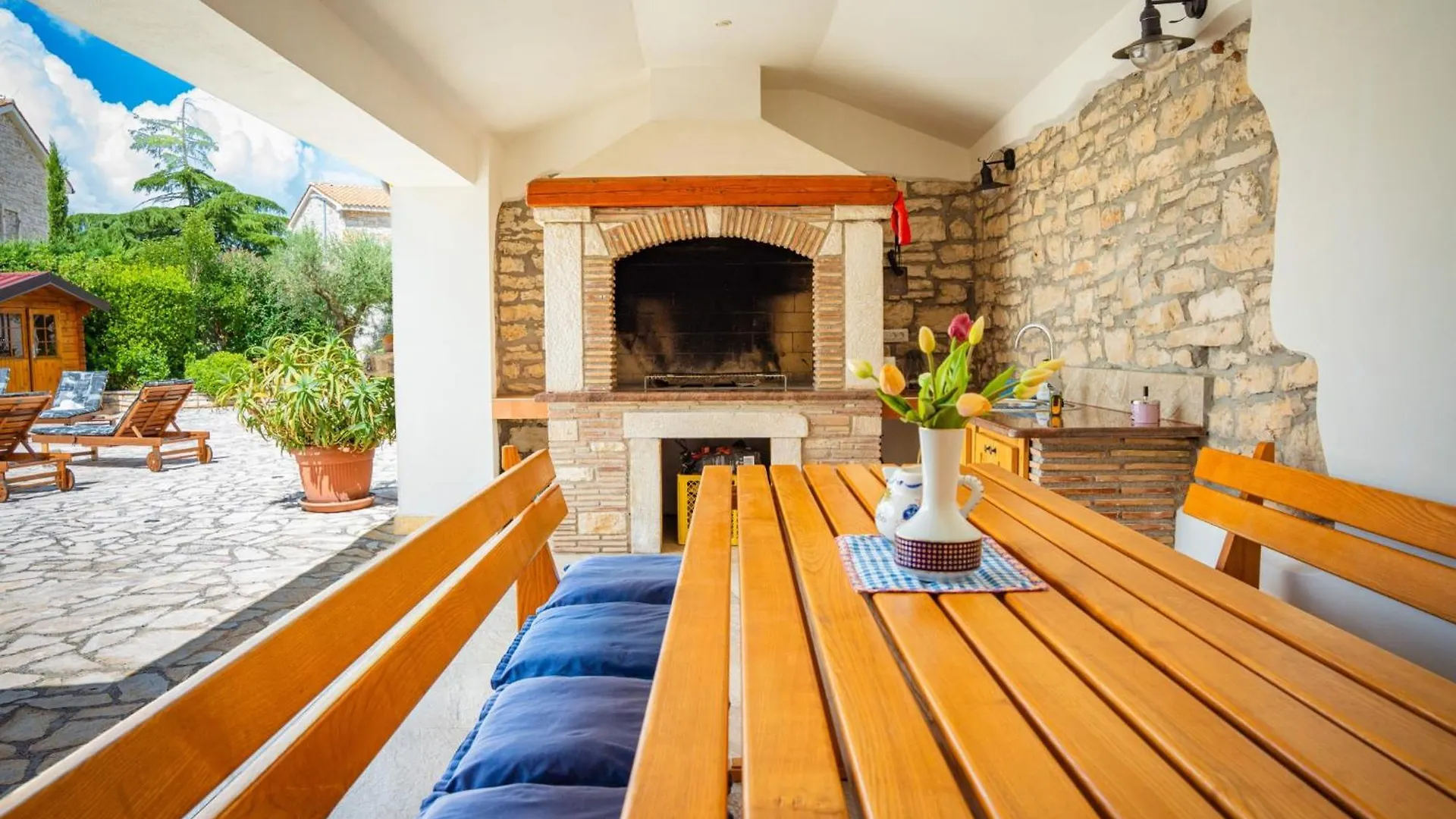 Villa Rina In Barat - Haus Fuer 6-7 Personen 칸파나르 크로아티아