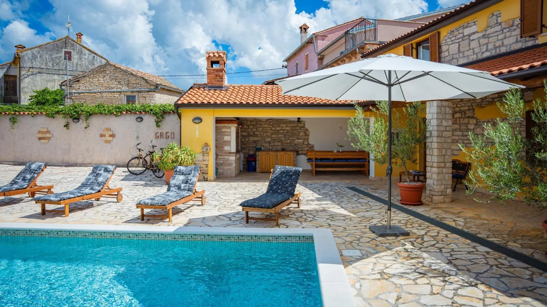 Villa Rina In Barat - Haus Fuer 6-7 Personen Kanfanar